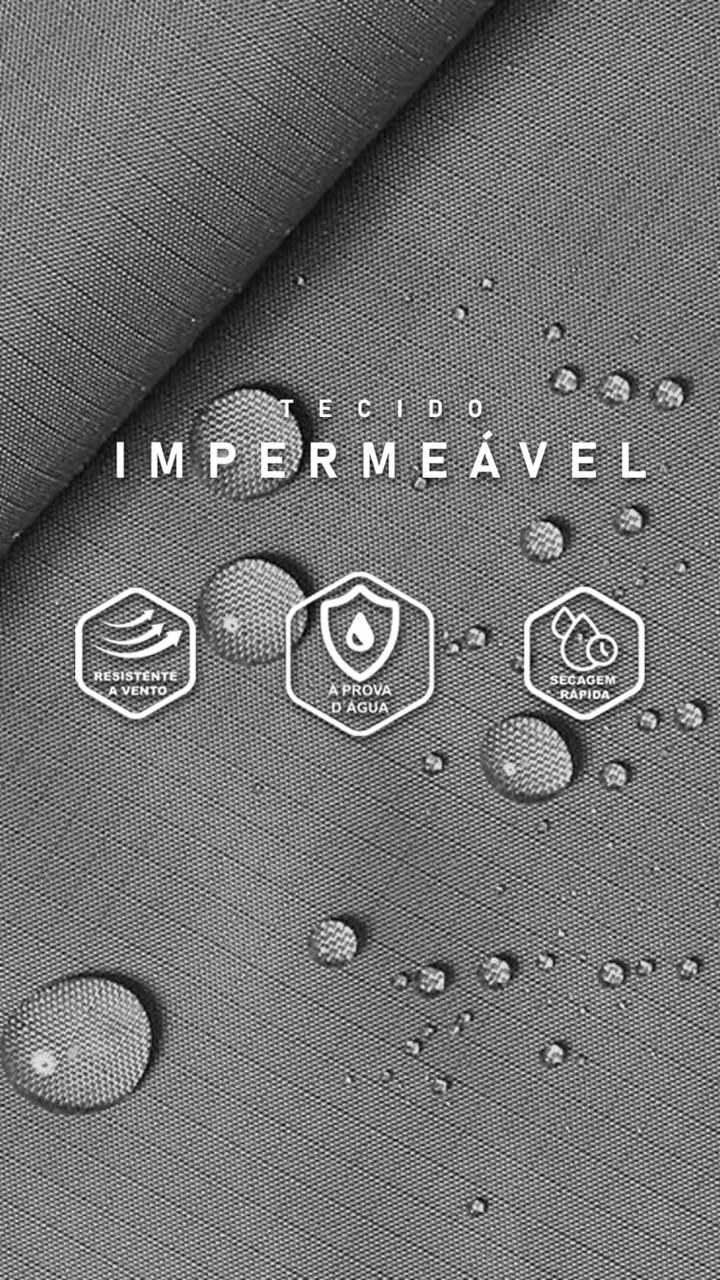 JAQUETA CORTA VENTO HUBBI - PRETO