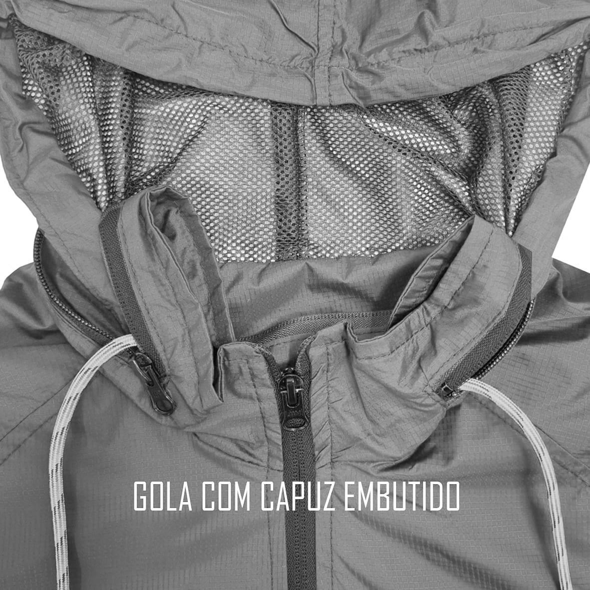 JAQUETA CORTA VENTO HUBBI  - PRETO